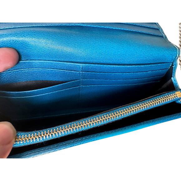 Loewe Blue Flap Long Wallet - Picture 16 of 16